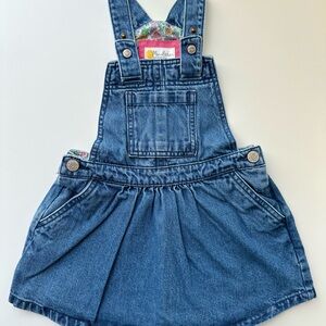 Mini Boden Denim Pinafore Jumper Dress